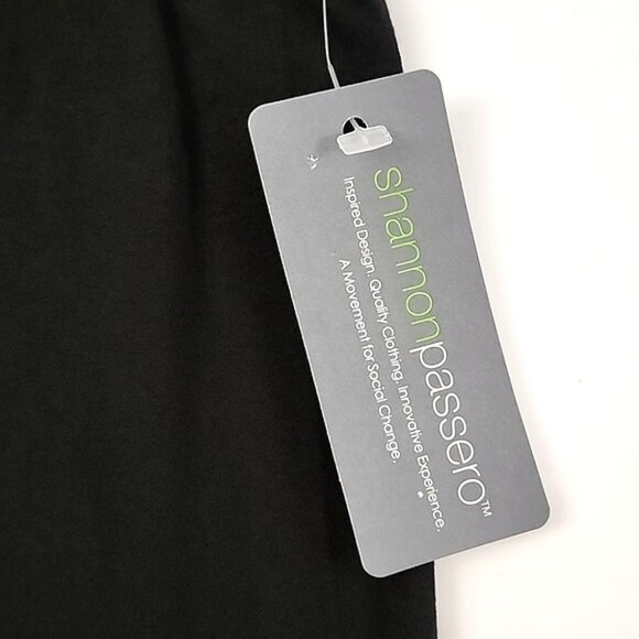 Shannon Passero Women's Black Leggings Tights Tummy Tuck High Waist One Size - Picture 4 of 8